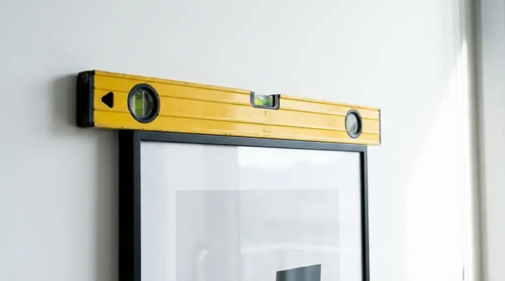 El truco del rollo de cinta que evita agujeros de más al colgar cuadros