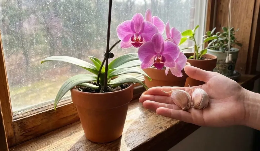 Orquídea florece tras hibernar: mi secreto con 2 dientes de ajo que te asombrará