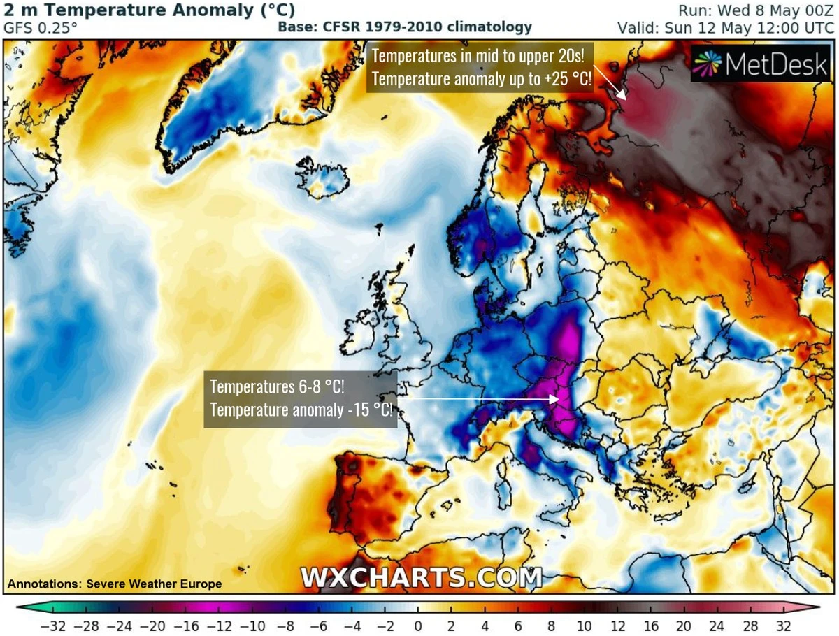 Sorpresa climática: Nieve en Lituania este fin de semana - image 1