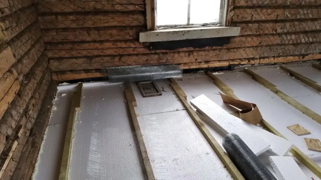 3 días de pruebas: Aislamiento de suelos sin tubos ni electricidad