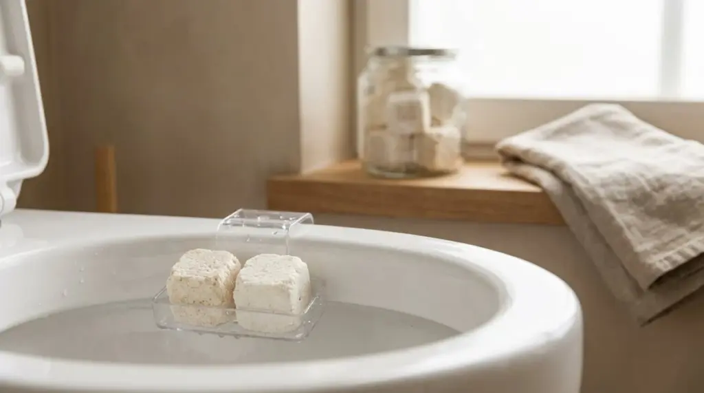 Adiós a los desinfectantes caros: así fabrico bloques para el inodoro con ingredientes caseros y económicos