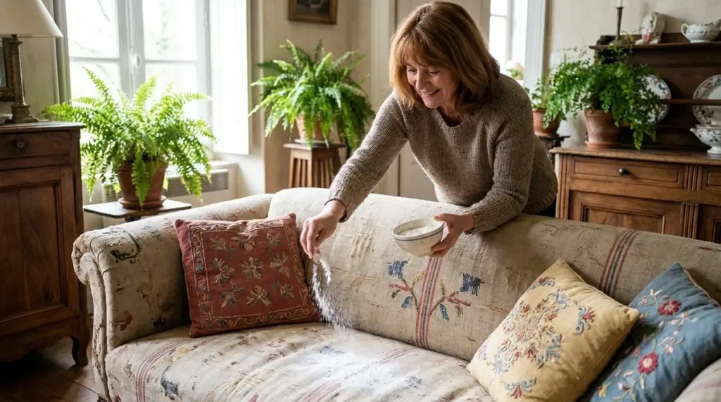 Adiós malos olores en tu sofá: el truco infalible que usa bicarbonato para un hogar fresco en 30 minutos