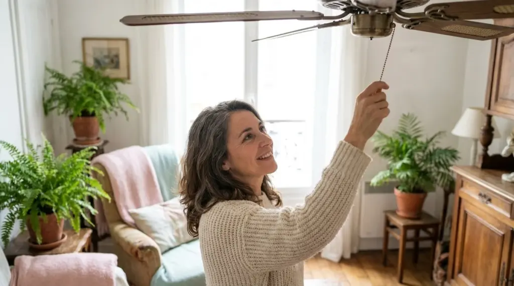 Cómo mi ventilador de techo redujo mi factura de calefacción un 15% en febrero