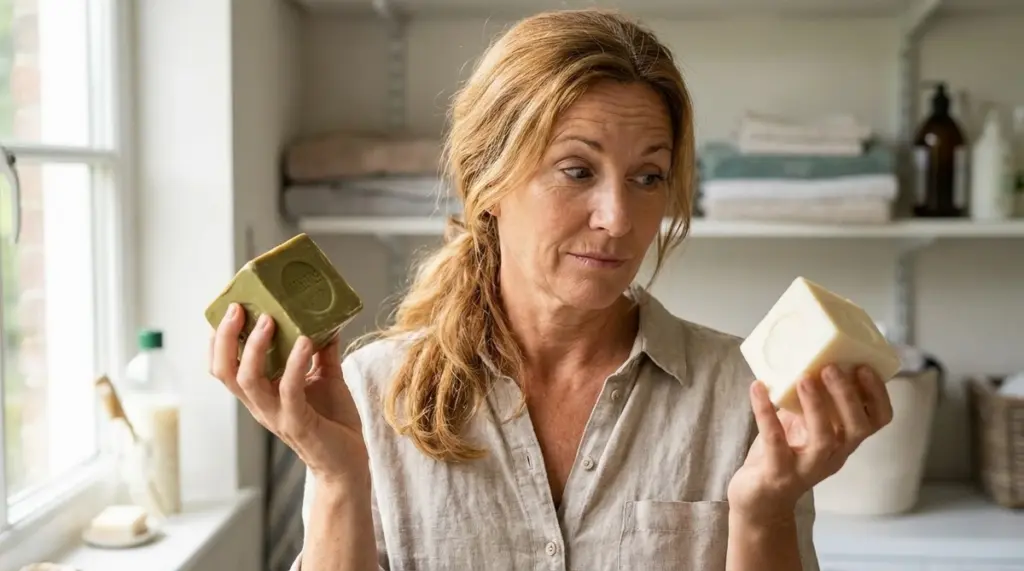 Descubre la diferencia secreta entre el jabón de Marsella verde y blanco para un hogar impecable