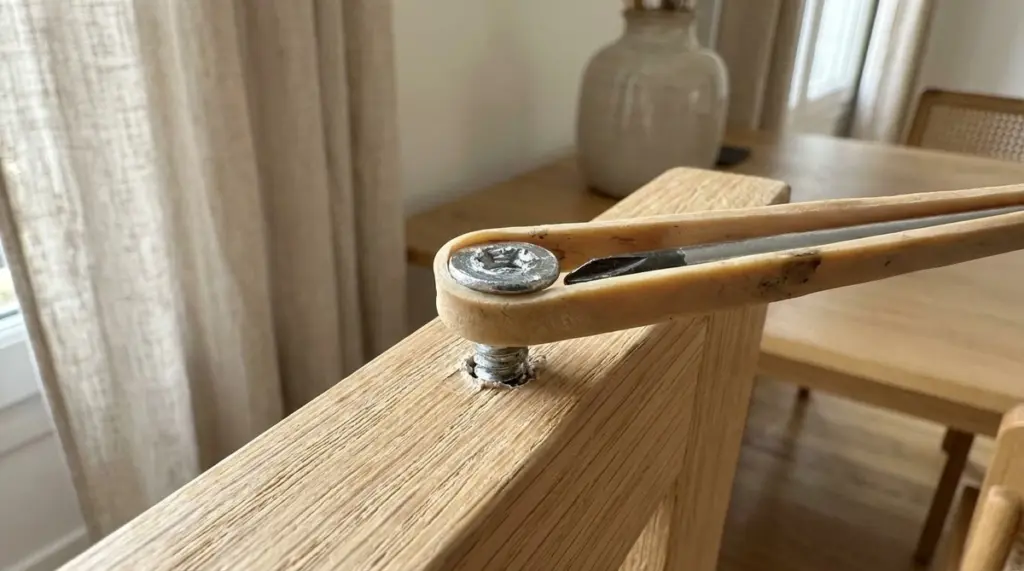 El clásico elástico que transforma vis abolladas en fáciles de quitar