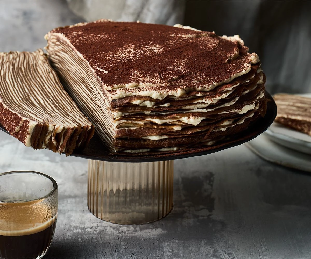 El pastel de crepas que sabe a Tiramisú, pero es mucho más fácil de hacer - image 1