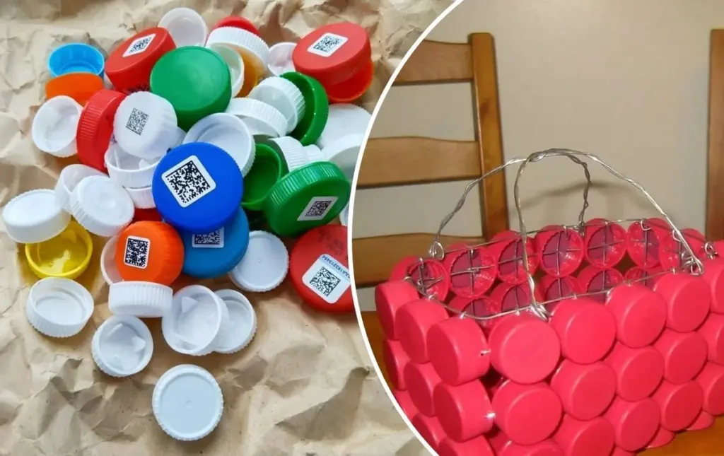 El secreto de los artesanos: cómo transformar tapas de plástico en una cesta de picnic que soporta 8 kg