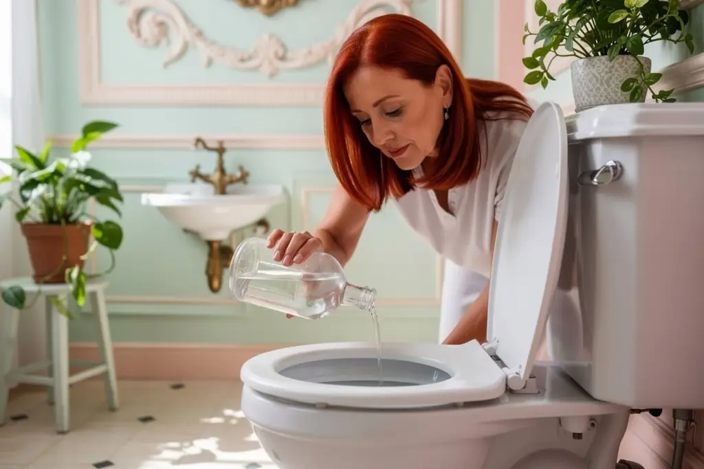 El secreto nocturno para un inodoro impecable: adiós a la limpieza con este líquido milagroso