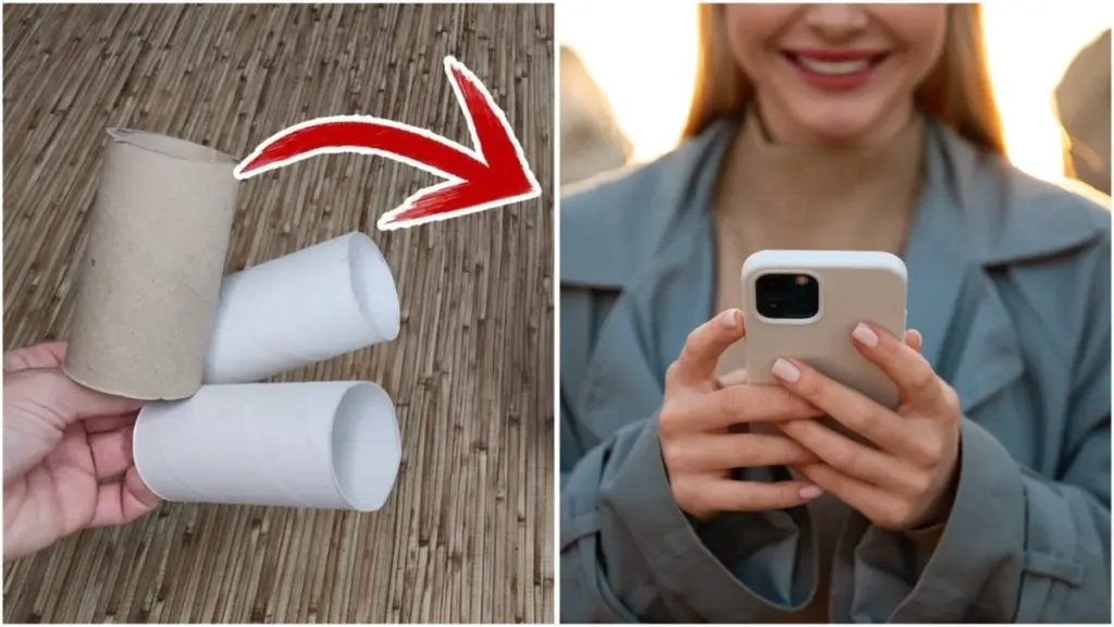 El truco con rollos de papel higiénico que amplifica el sonido de tu móvil