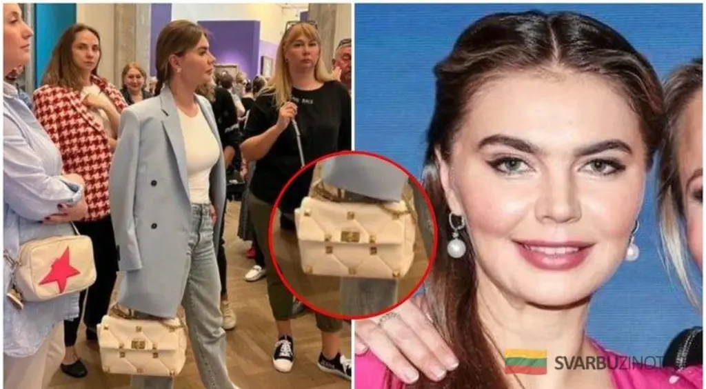 La supuesta amante de Putin luce bolsos de lujo mientras Rusia enfrenta sanciones