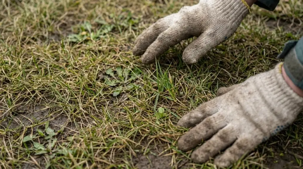 La ventana ideal para tu césped es corta: este gesto preciso lo salva antes de marzo