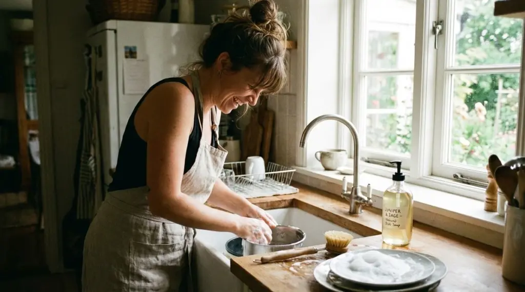 «Llevo meses sin comprar lavavajillas»: el truco casero que dejó mi fregadero impecable
