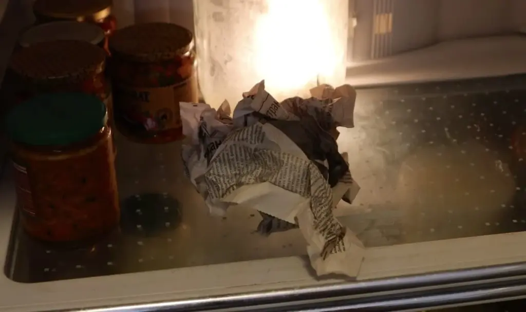 Mi abuela lo hizo durante 40 años y ahora yo lo repito: 3 hojas de periódico en la nevera y me encanta el resultado