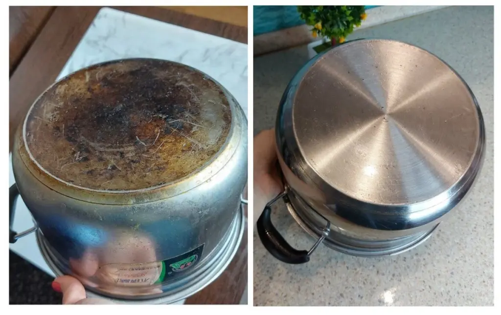 Olla reluciente sin químicos: 2 cucharadas de "basura de cocina" para un brillo impecable