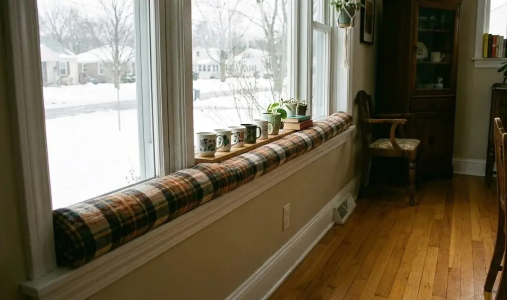 olvida el sellador: el truco casero del rodillo que detiene las corrientes de aire