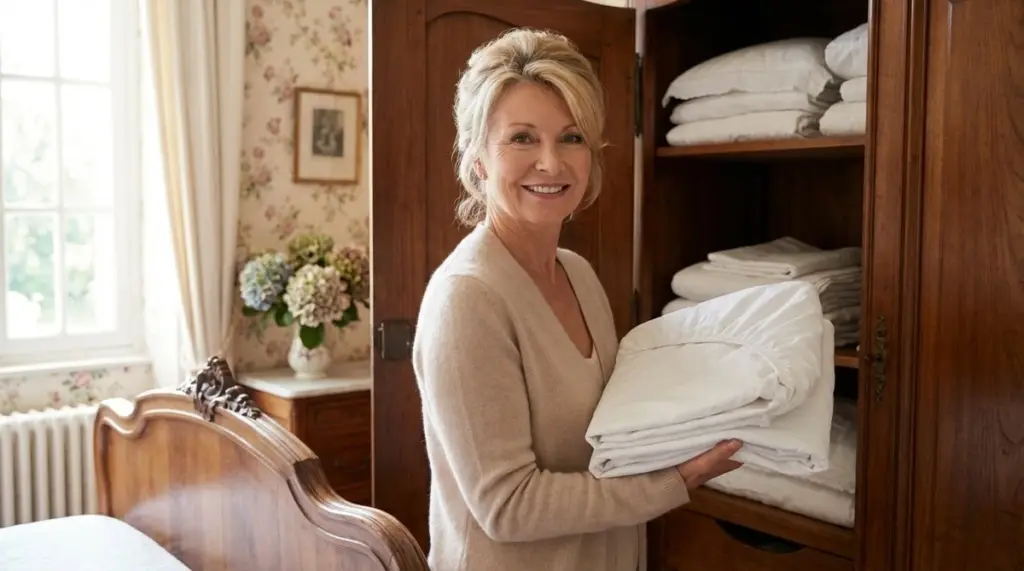 Pliega tus sábanas bajeras en segundos: la técnica que libera espacio en tu armario