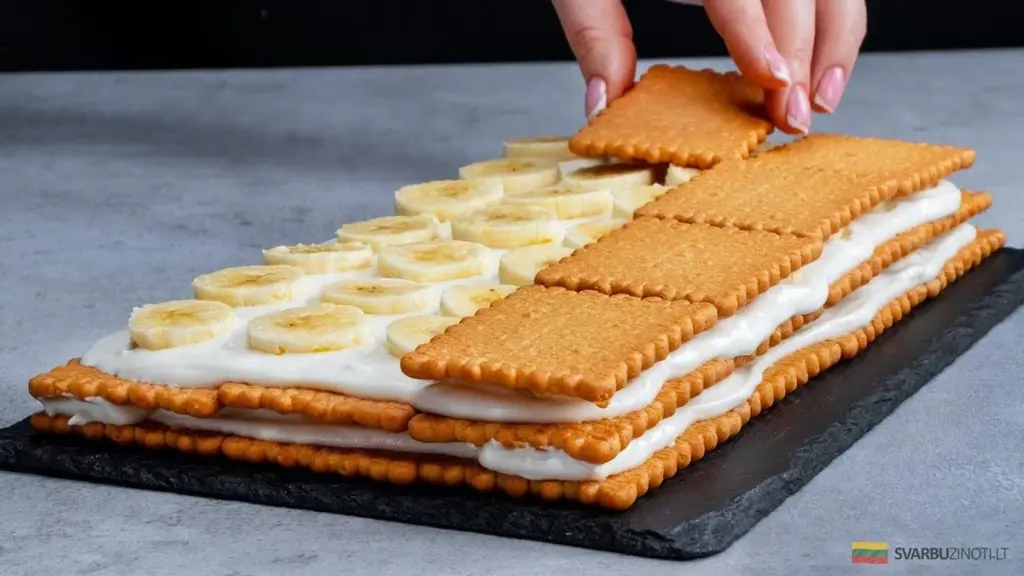Tarta de galletas sin horno: postre rápido y delicioso con crema de nata