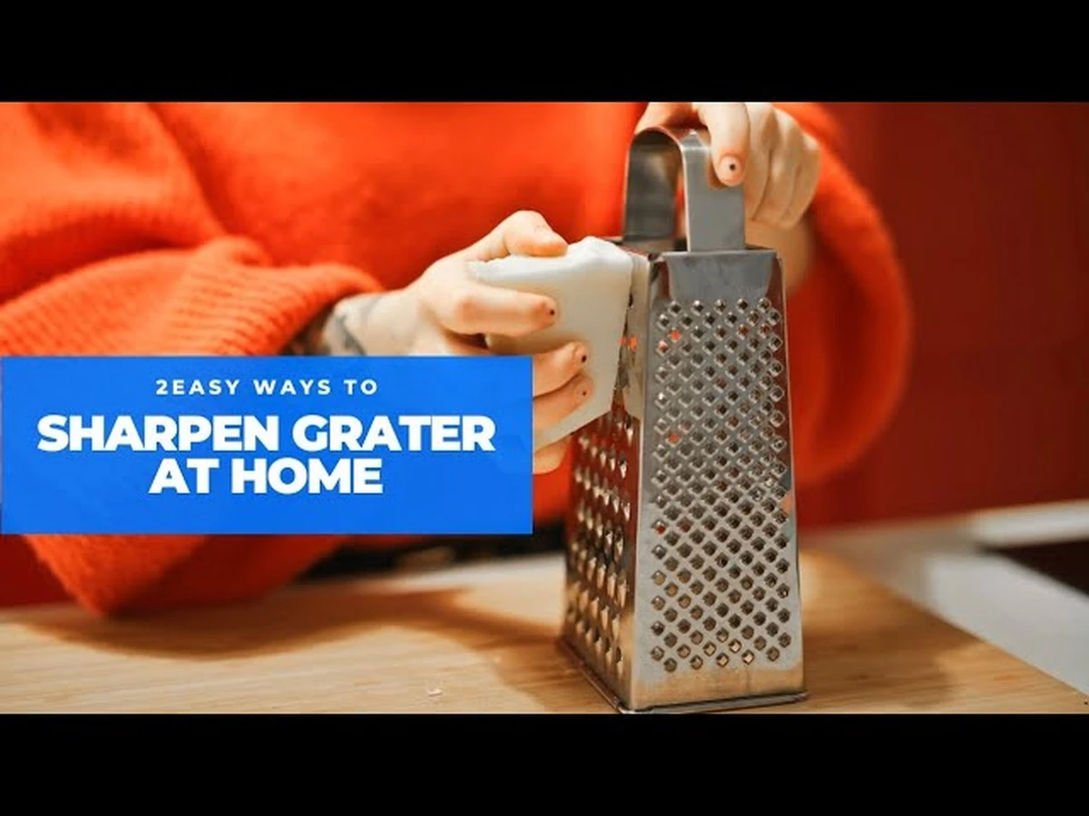 Afila tu rallador en segundos con este truco de cocina - image 1