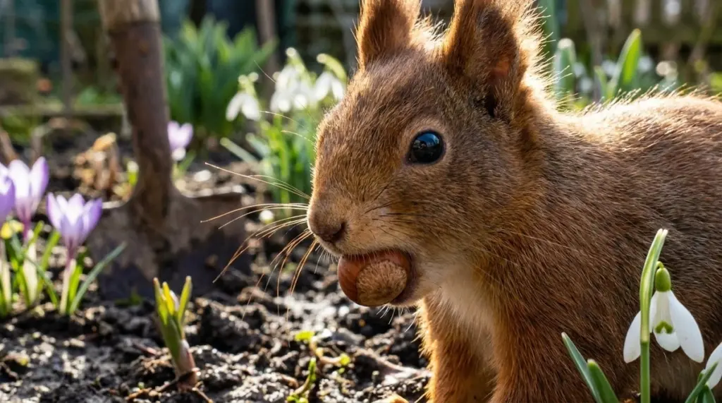 Ardillas en tu huerto: los aliados inesperados que lo protegen