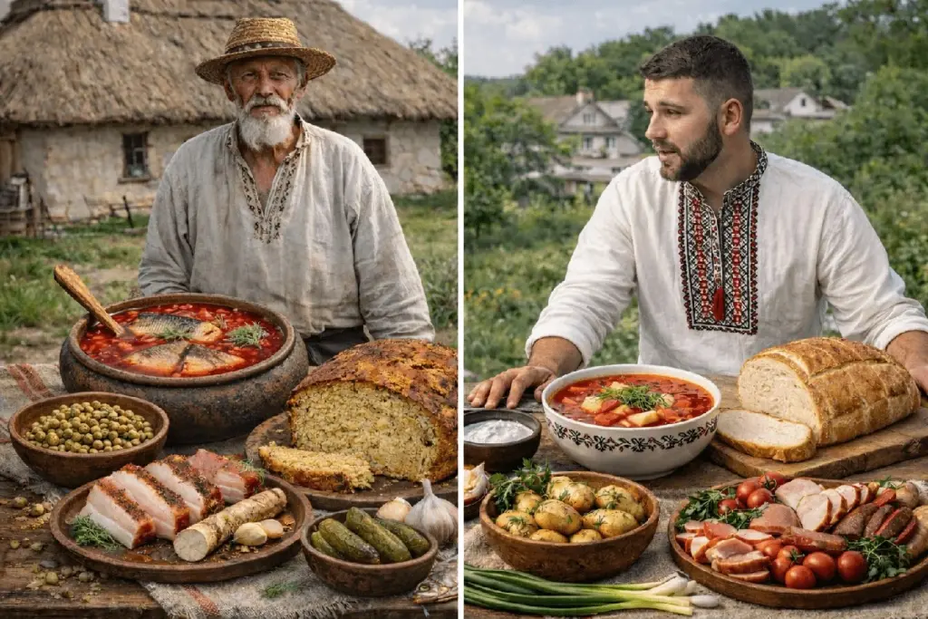 Borsch sin patatas y pan de guisantes: ¿qué comían los ucranianos hace 200 años?