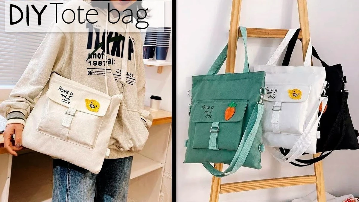 Convierte tu camiseta vieja en un bolso tote de moda en 10 minutos: adiós a las bolsas de plástico - image 1