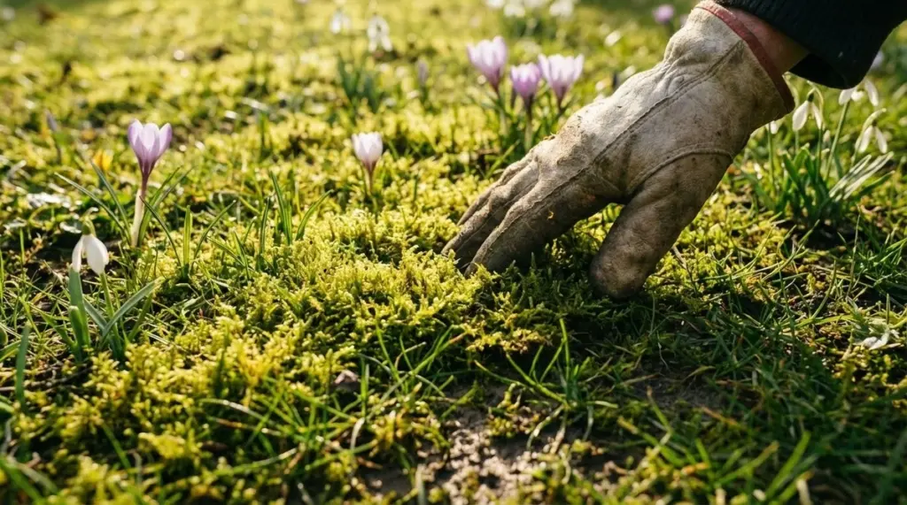 El musgo cubre tu césped tras el invierno? Así usan los paisajistas este truco barato