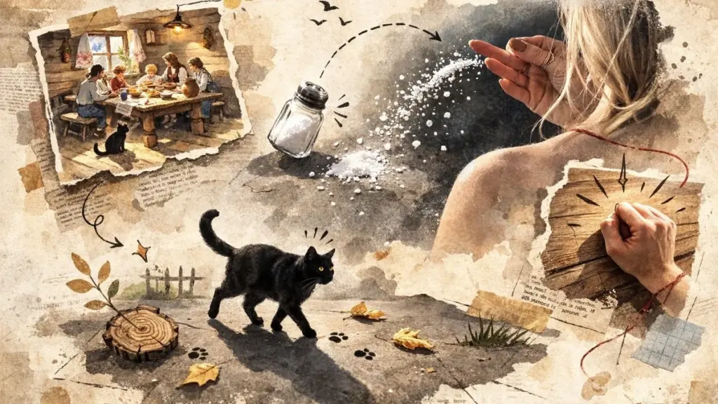 El rincón de la mesa, la sal y el gato negro: ¿tradiciones o miedos con fundamento?
