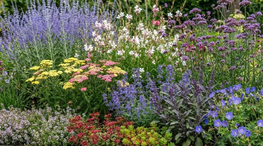 El secreto de los jardineros expertos: cómo plantar 9 flores en orden para un jardín que se riega solo