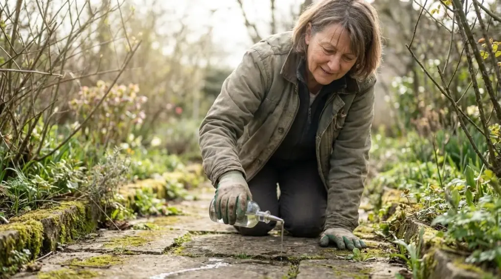 El secreto de paisajistas para unas juntas de terraza sin malas hierbas