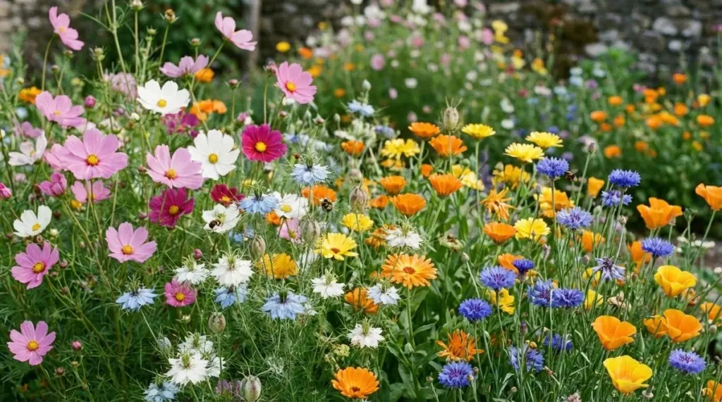 Olvídate de los macizos complejos: estas semillas resistentes sembradas en marzo transforman tu jardín en un paraíso floral hasta las heladas