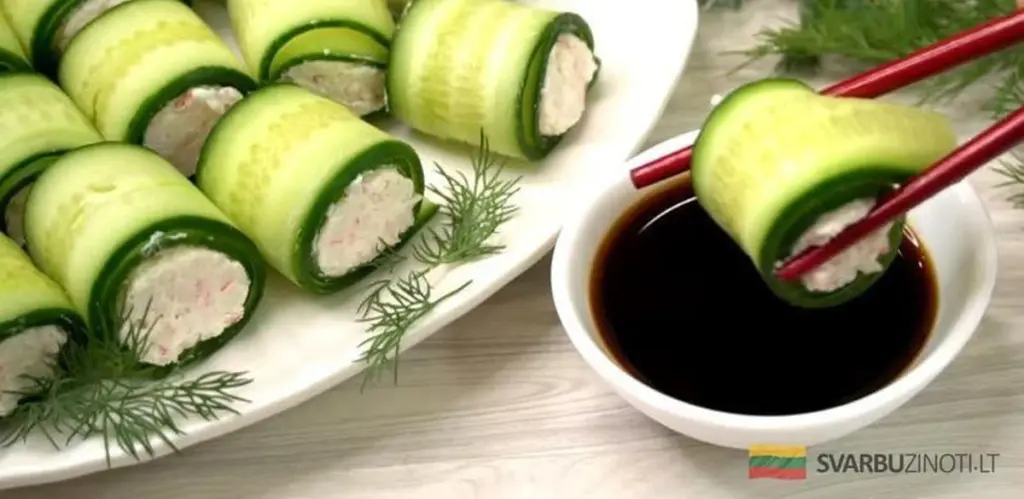 Pepinos enrollados: el aperitivo perfecto para cada ocasión