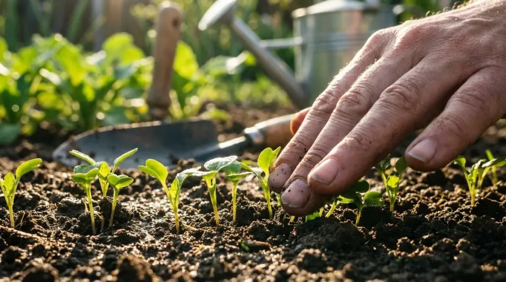Siembra 3 semillas, quédate con 1: el asombroso truco para cosechar esta raíz olvidada con muy poca agua
