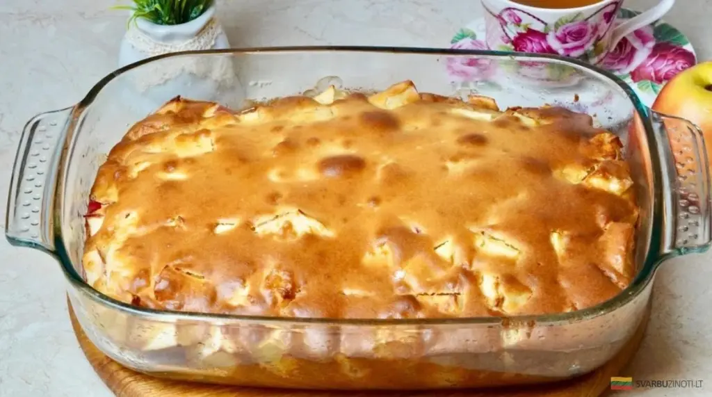 Tarta de manzana derretida: lista en 5 minutos, fácil y deliciosa