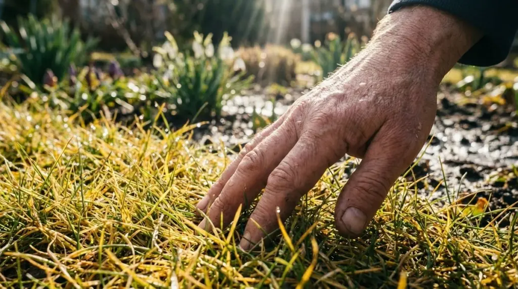 ¿Tu césped se amarillea en marzo? El culpable no es la sequía, sino esto
