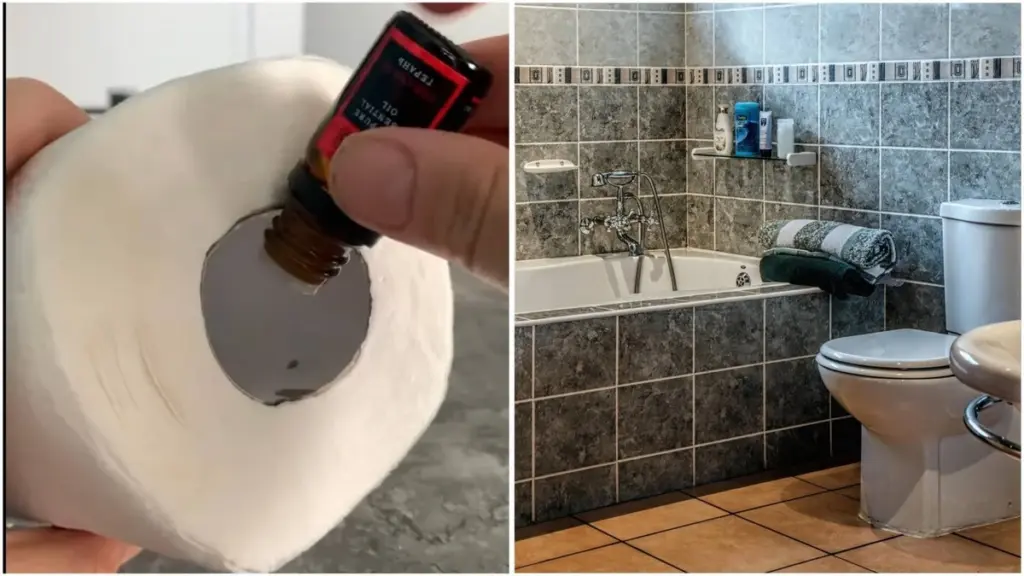 Un rollo de papel y aceite esencial: el secreto para que tu baño huela bien semanas