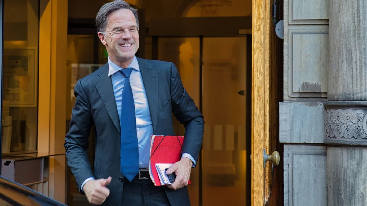 Rutte llega a Kiev horas después de un masivo ataque con drones
